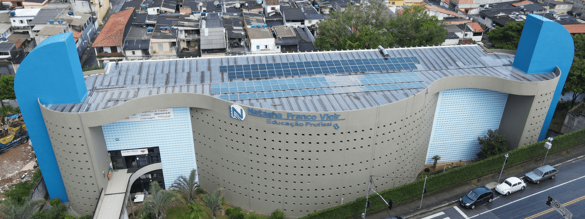 Sistema fotovoltaico instalado em Natasha Franco Vieir