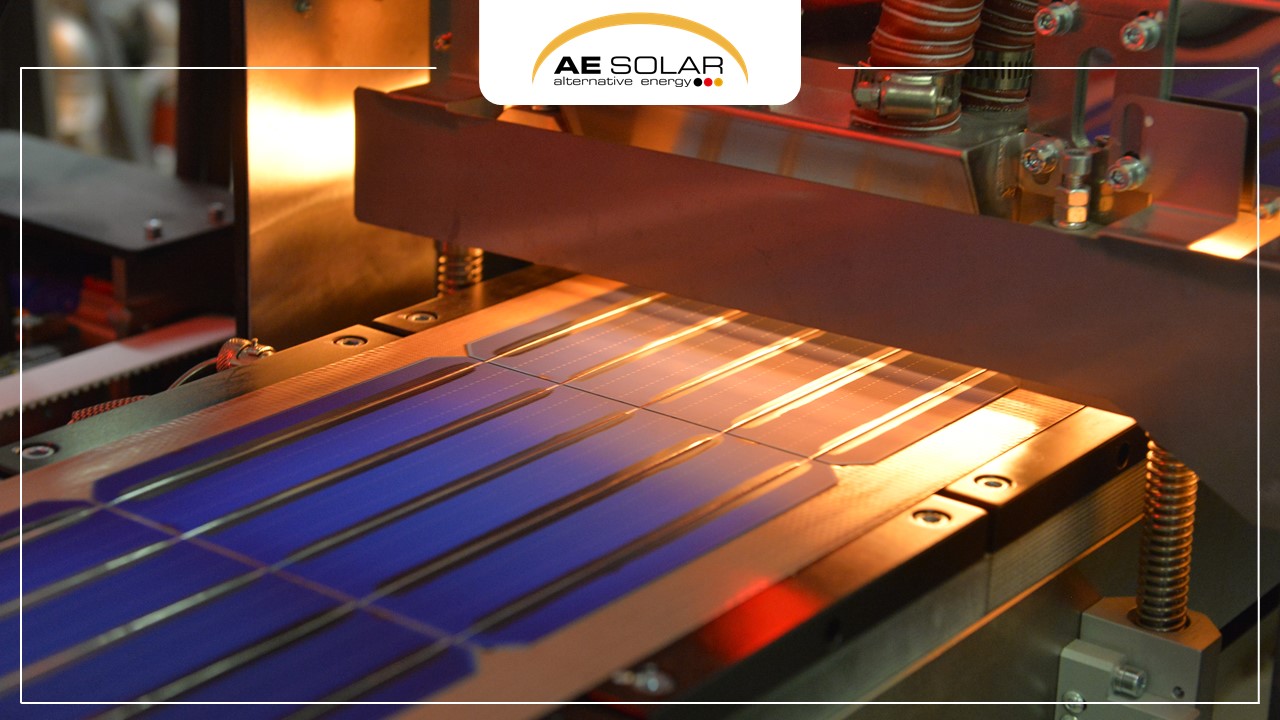 Fabricação dos módulos da AE Solar