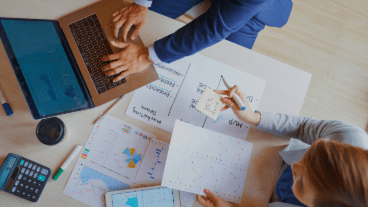 Ilustração de um projeto