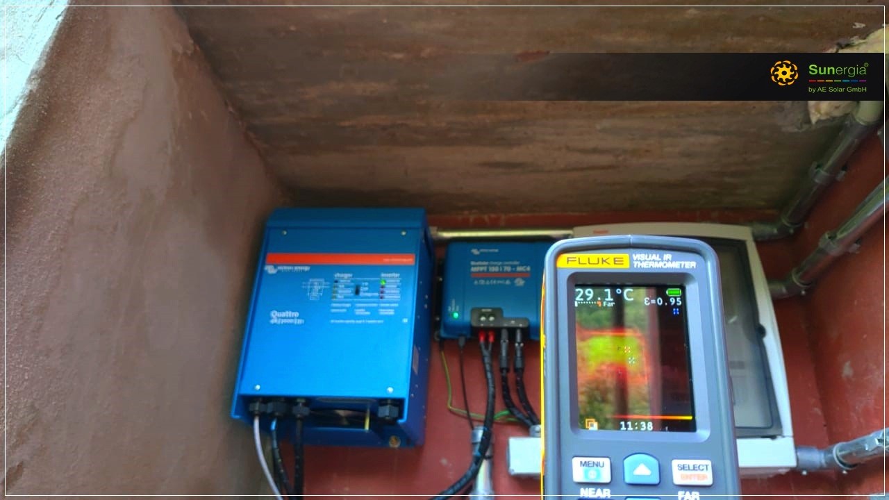 controlador de carga solar e inversor off-grid