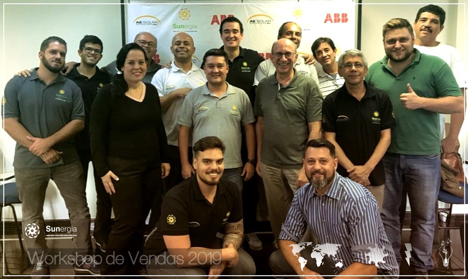 Nossa equipe comercial participa do primeiro treinamento de vendas em 2019.