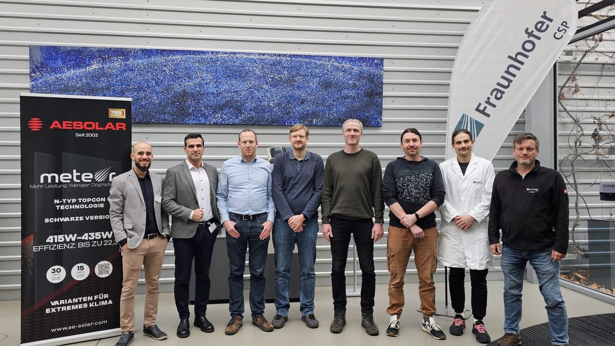 AESOLAR se une à Fraunhofer CSP para pesquisa de módulos fotovoltaicos resistentes ao sombreamento parcial