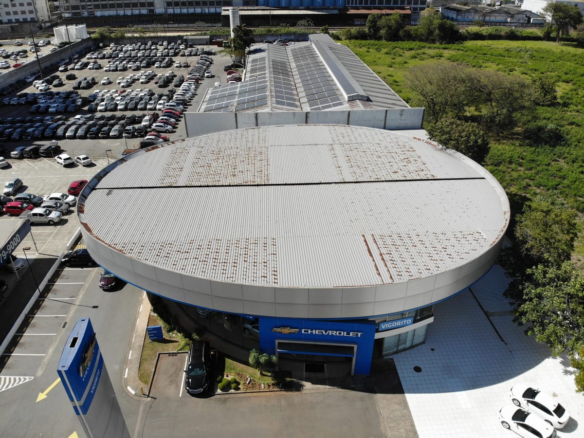 Zero emissão de CO2: Grupo Chevrolet Vigorito com Energia Solar