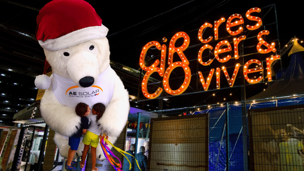 Circo Crescer e Viver recebe painéis solares com apoio da ONG Revolusolar