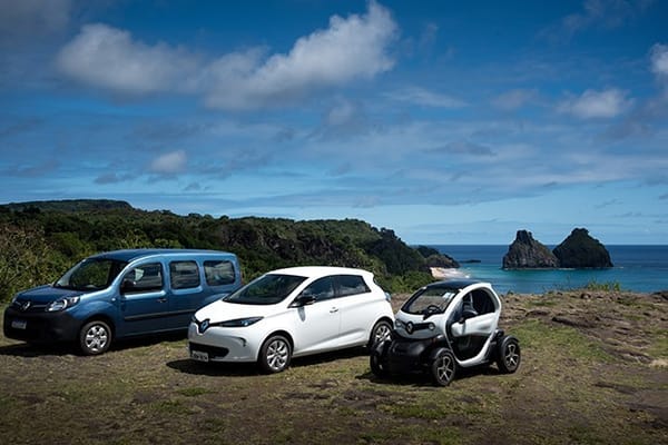 Carros 100% elétricos em Noronha a partir 2022.