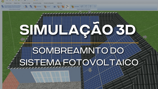Software de simulação 3D para sombreamento em sistema solar